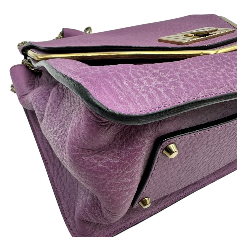 【美收精品】Chloe 紫色手提包 C-296【隔月月中將轉賣至日本 上架期限30天】-6