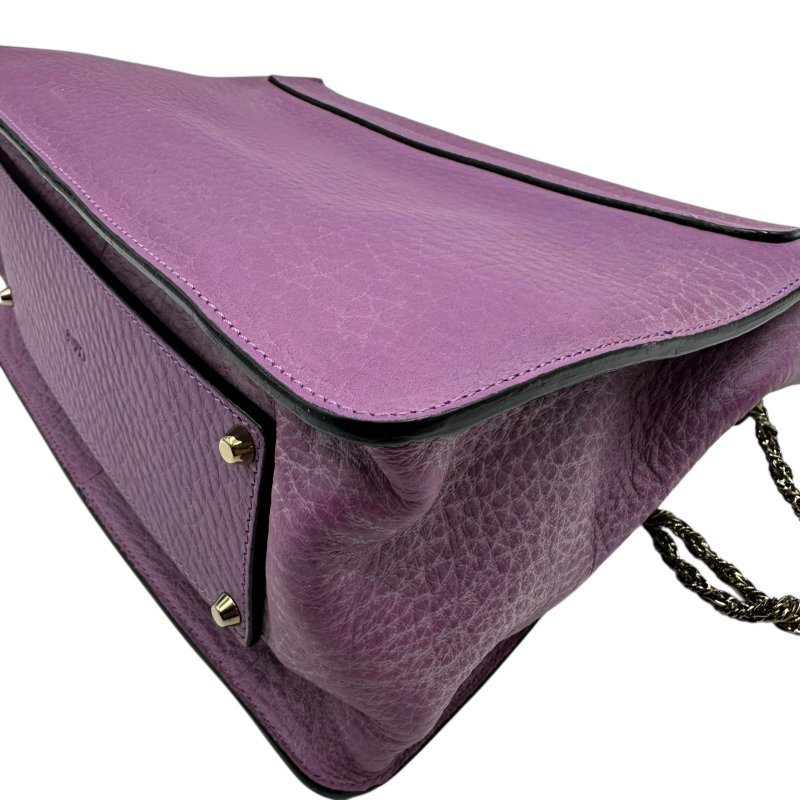 【美收精品】Chloe 紫色手提包 C-296【隔月月中將轉賣至日本 上架期限30天】-7