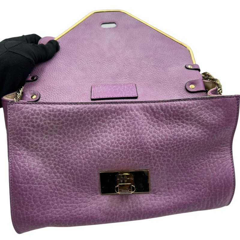 【美收精品】Chloe 紫色手提包 C-296【隔月月中將轉賣至日本 上架期限30天】-9