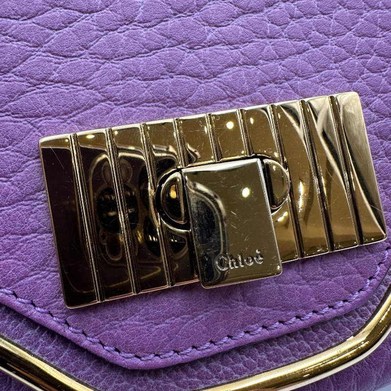 【美收精品】Chloe 紫色手提包 C-296【隔月月中將轉賣至日本 上架期限30天】-10