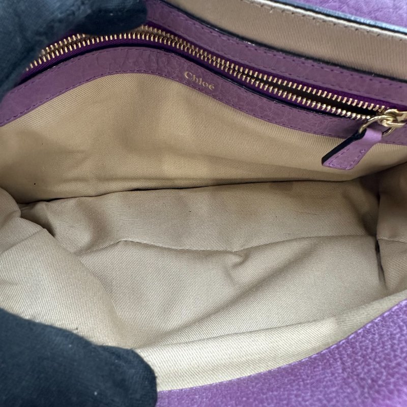 【美收精品】Chloe 紫色手提包 C-296【隔月月中將轉賣至日本 上架期限30天】-11