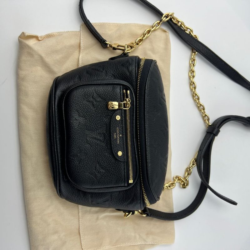 路易威登 LV Mini Bumbag 壓紋腰包-0