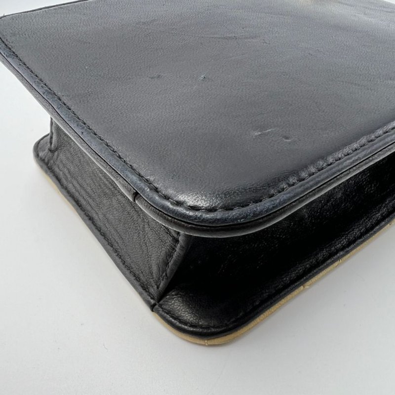 Chanel 中古拼色菱格腰包-16