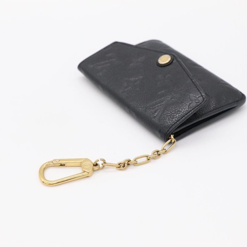 Louis Vuitton 路易威登 Empreinte 黑色 壓紋皮革 鑰匙零錢包-6