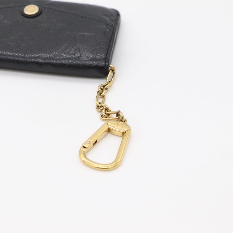 Louis Vuitton 路易威登 Empreinte 黑色 壓紋皮革 鑰匙零錢包-7