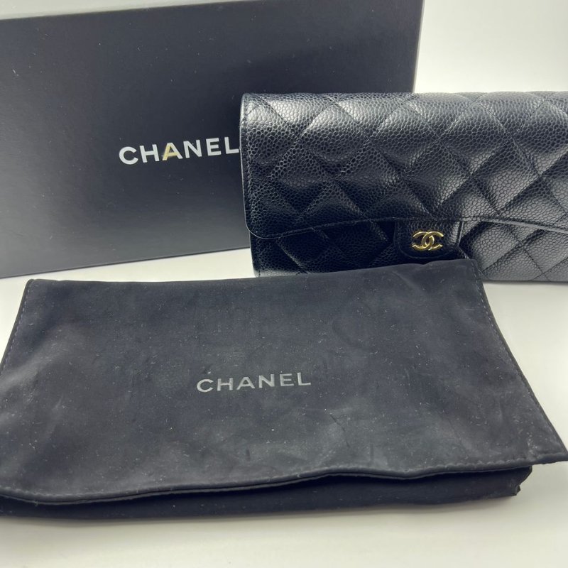 Chanel 經典長款掀蓋皮夾-0