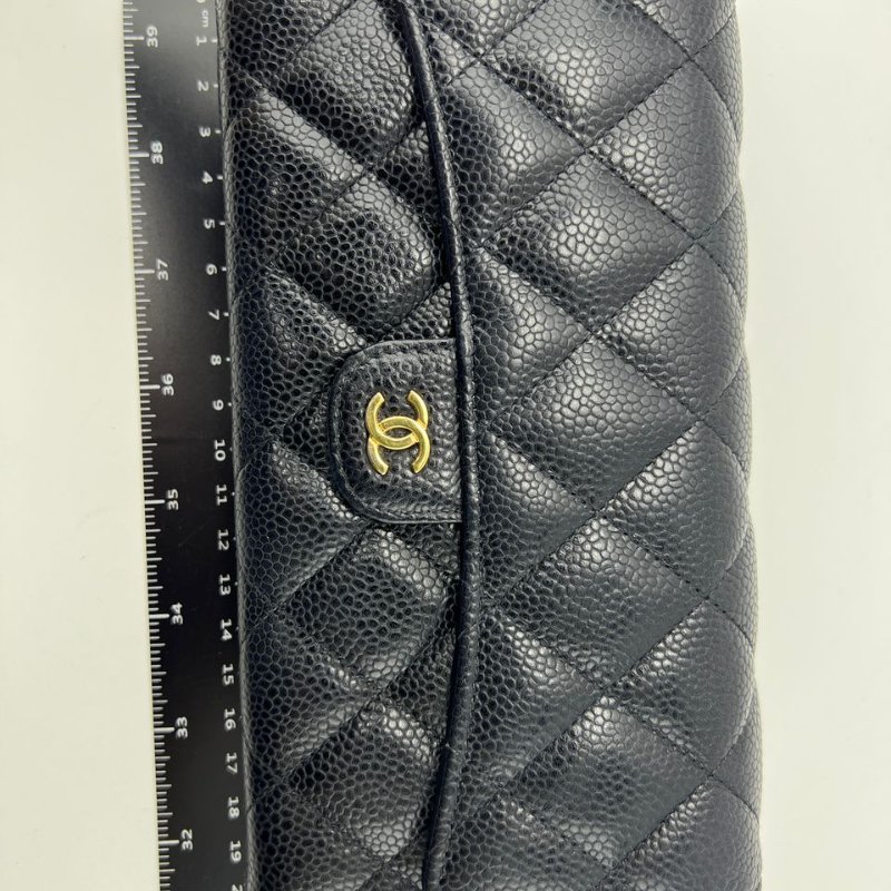 Chanel 經典長款掀蓋皮夾-8