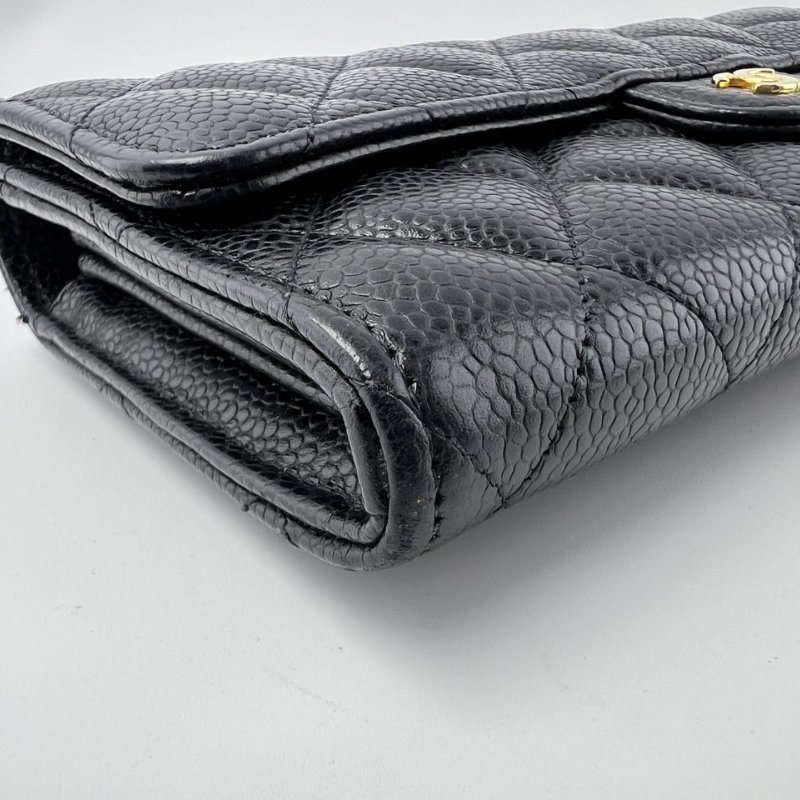 Chanel 經典長款掀蓋皮夾-15