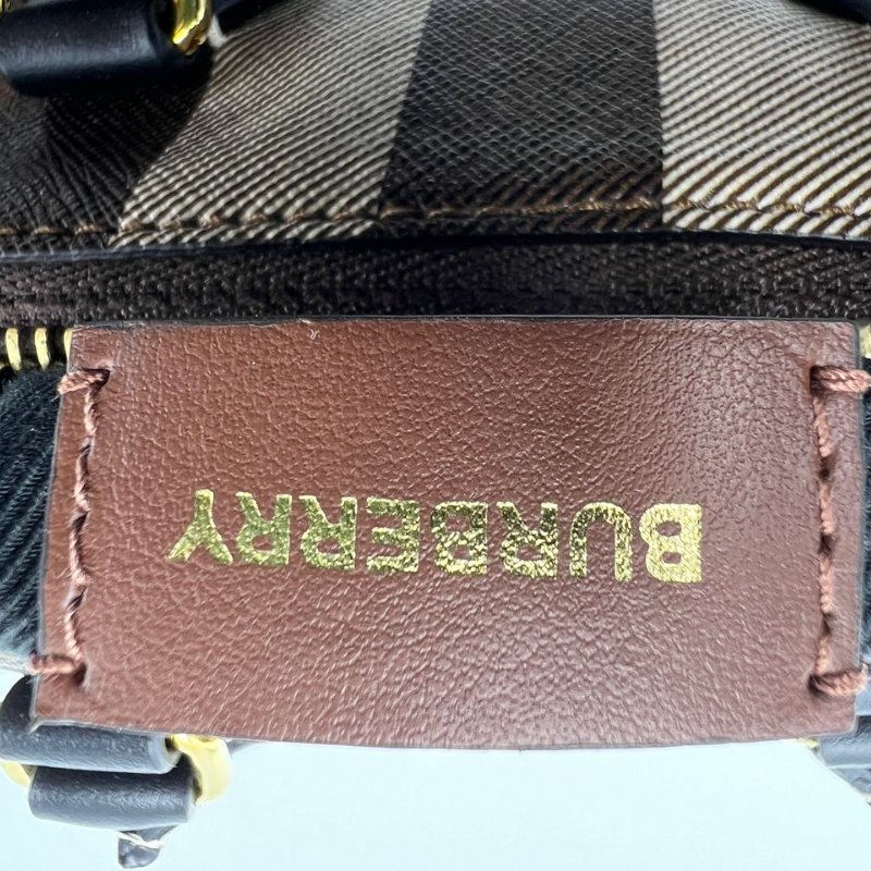 Burberry 格紋迷你波士頓包-2