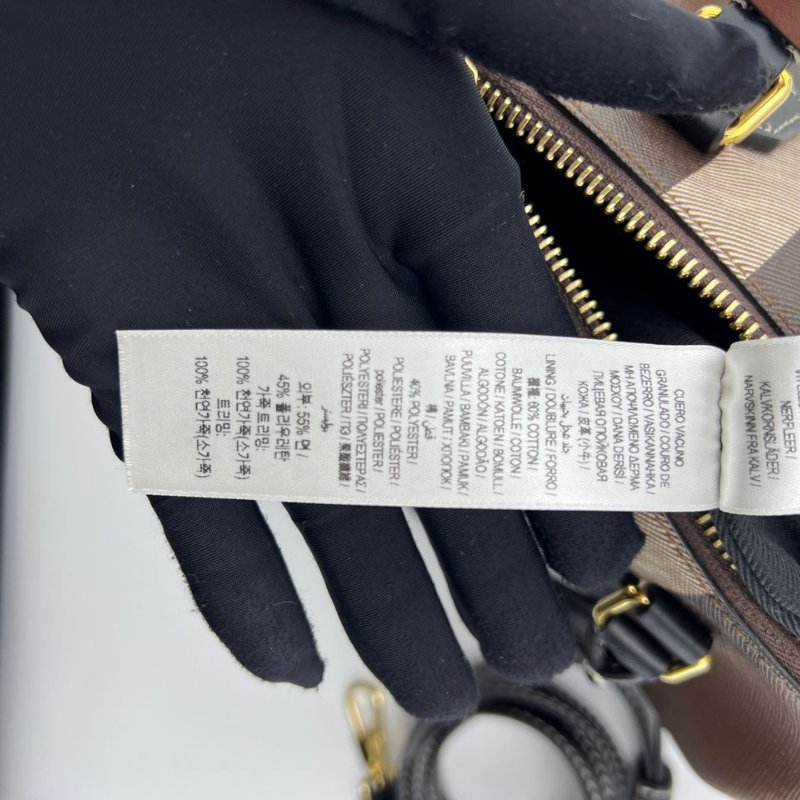 Burberry 格紋迷你波士頓包-6