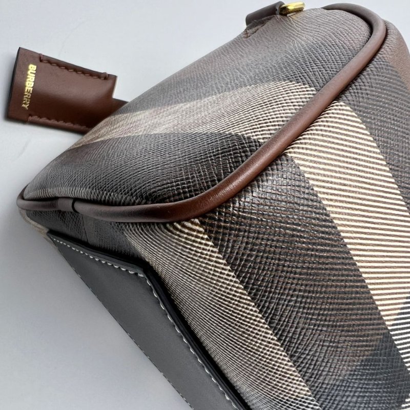 Burberry 格紋迷你波士頓包-12