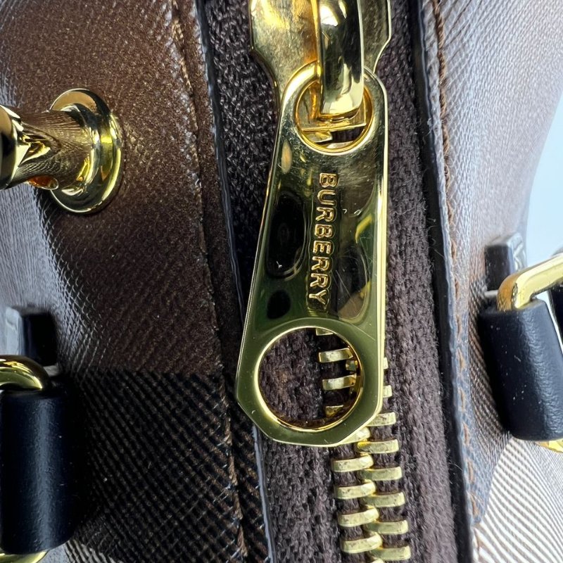 Burberry 格紋迷你波士頓包-17