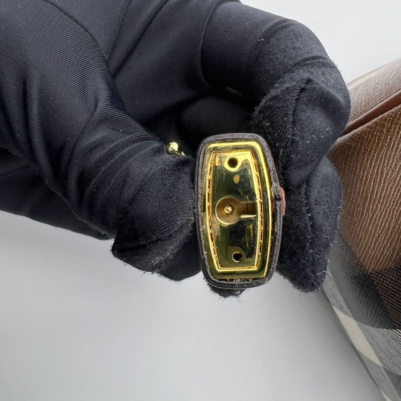 Burberry 格紋迷你波士頓包-20