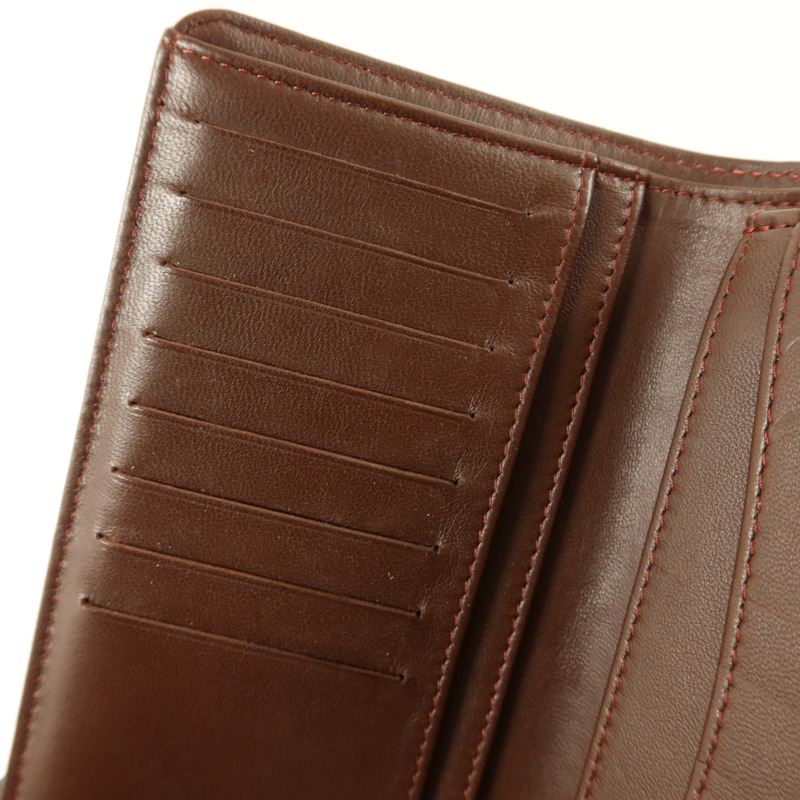 CHANEL 羊皮皮革Long Bifold Wallet金扣長錢包-16