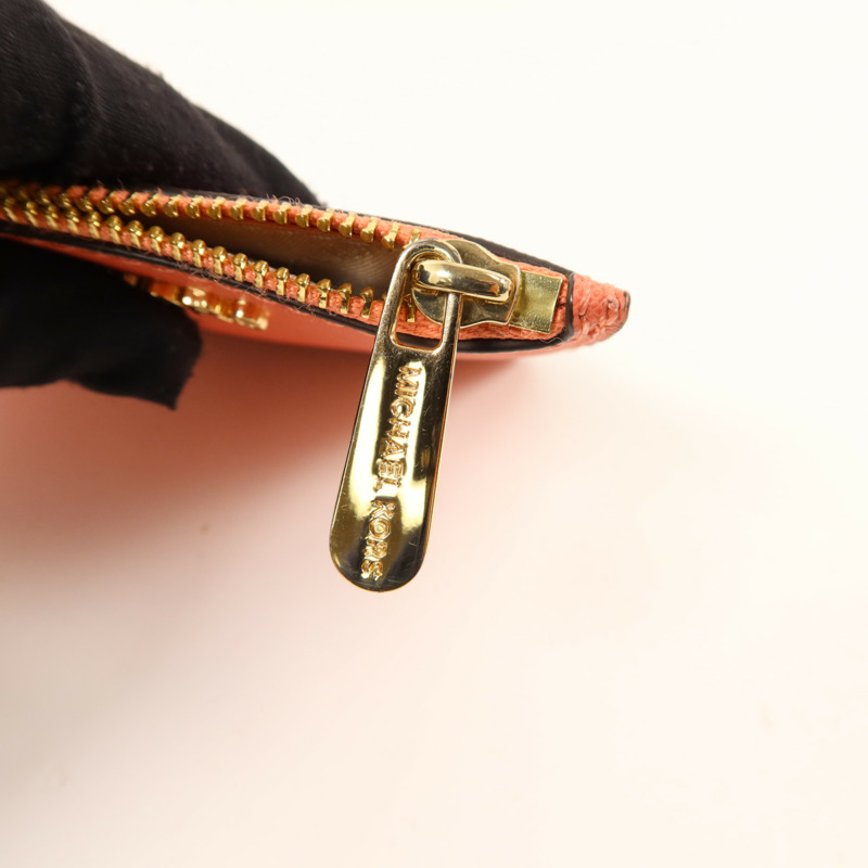 Michael Kors 牛皮皮革Coin Case金扣零錢包-7