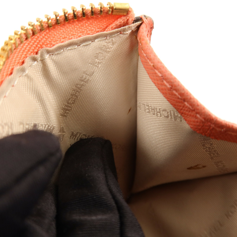 Michael Kors 牛皮皮革Coin Case金扣零錢包-14