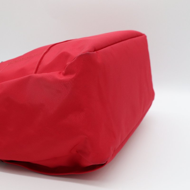 Longchamp 紅色尼龍 斜背包 肩背包 旅行包-8