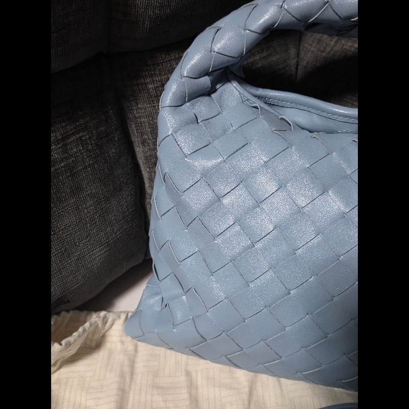 [全新]Bottega Veneta BV Mini hop 冰藍色-3