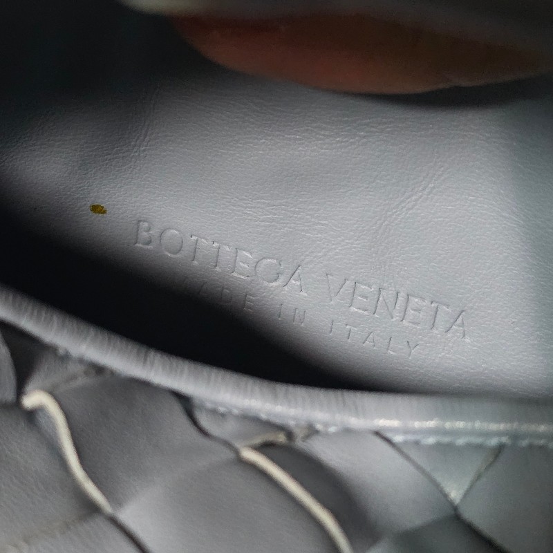 [全新]Bottega Veneta BV Mini hop 冰藍色-7