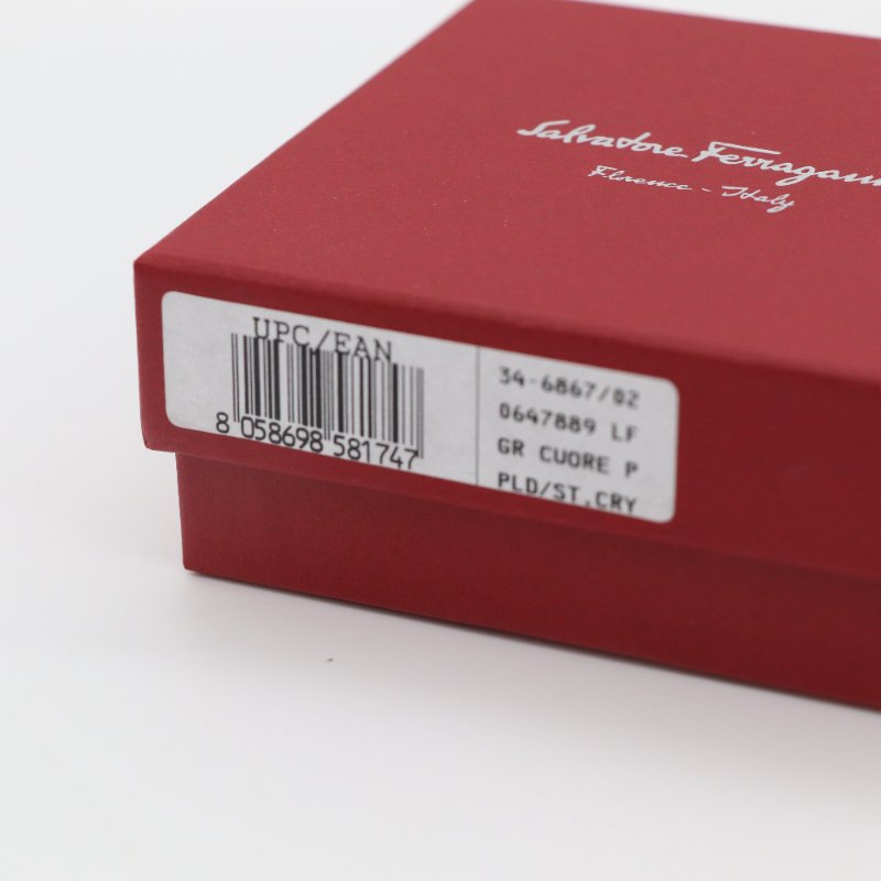 Salvatore Ferragamo 菲拉格慕 Gancini 金屬 愛心造型 吊墜項鍊-7