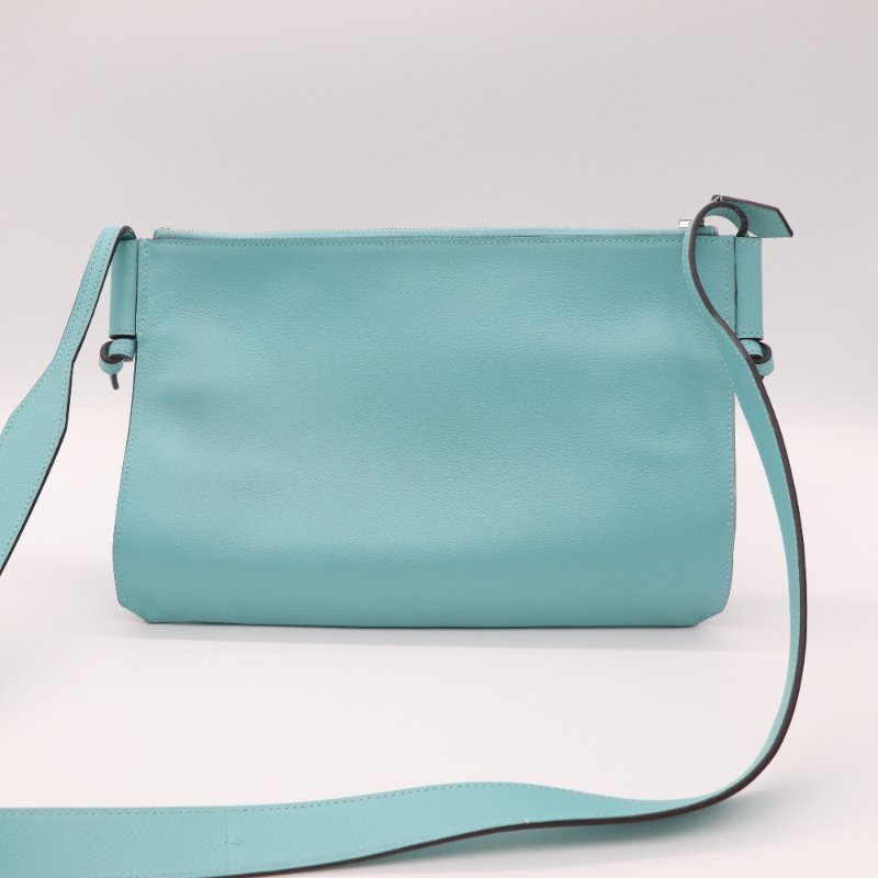 Hermès 愛馬仕 Ultrapla PM 淺藍色 Swift 羊皮革 斜挎包-6