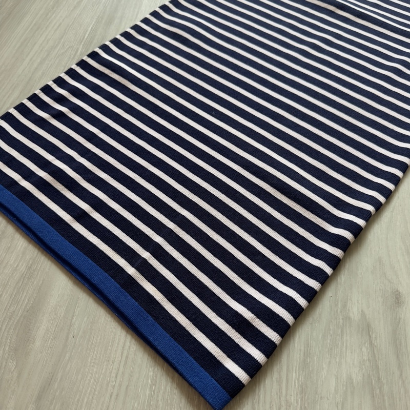 Michael Kors 無袖藍白條紋連身休閒洋裝-6