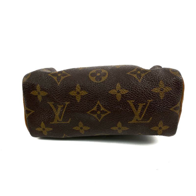 △ Louis Vuitton 路易威登 Brown Coated Canvas Monogram Nano Speedy Hand Bag 啡色塗層帆布經典老花手袋 - 267002119-4