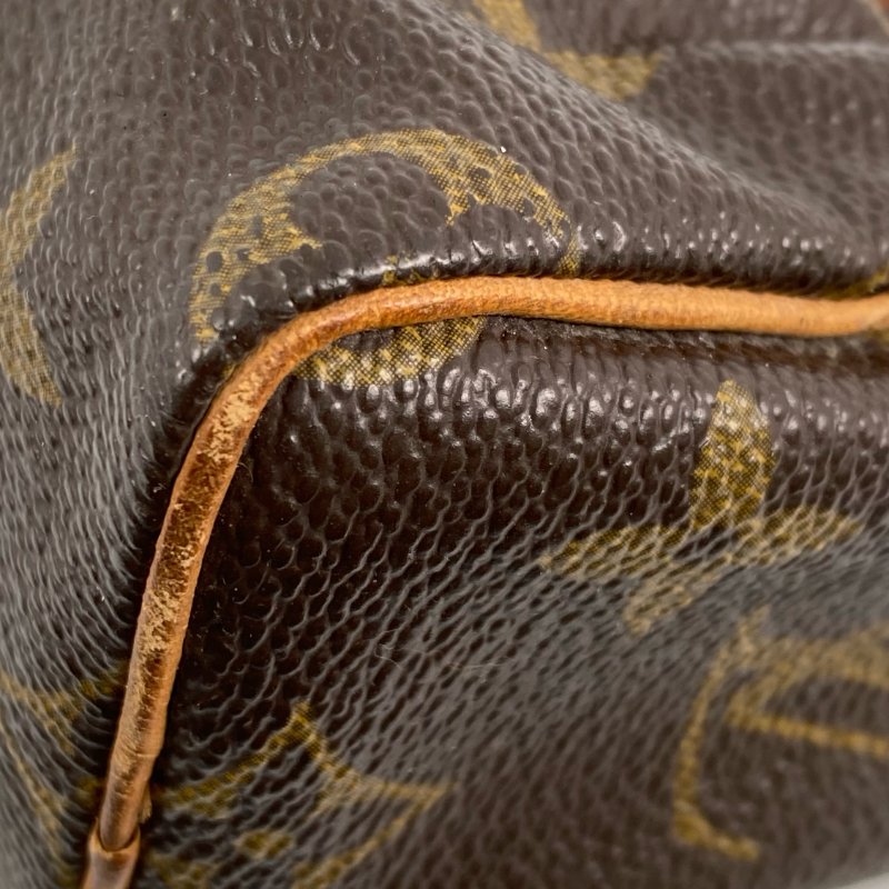 △ Louis Vuitton 路易威登 Brown Coated Canvas Monogram Nano Speedy Hand Bag 啡色塗層帆布經典老花手袋 - 267002119-6