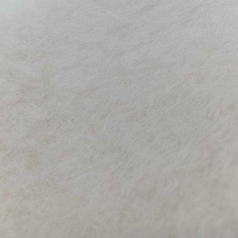 Loewe 羅威 Anagram 白色馬海毛 羊毛混紡標誌壓紋圍巾-3