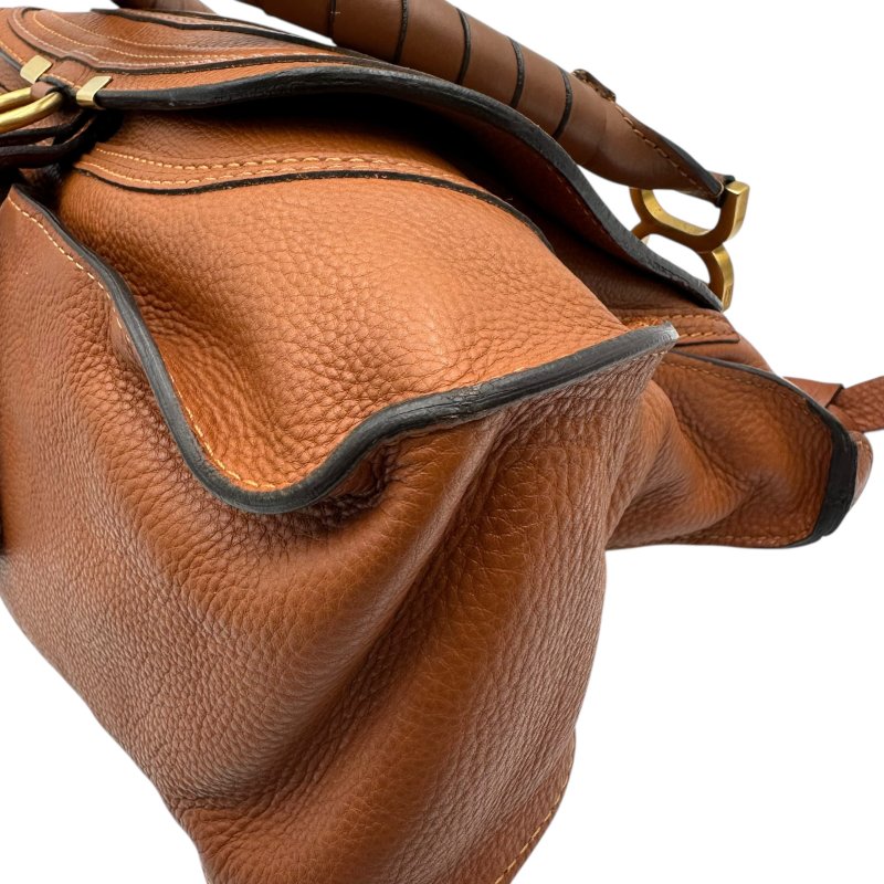 【美收精品】Chloe 焦糖色手提包 C-301【隔月月中將轉賣至日本 上架期限30天】-5