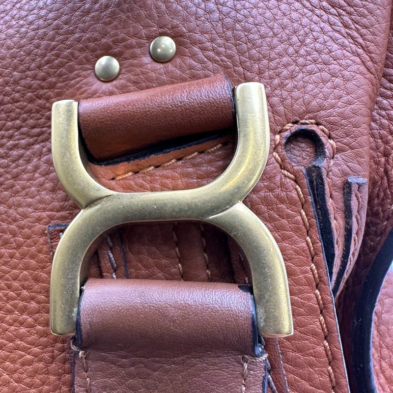 【美收精品】Chloe 焦糖色手提包 C-301【隔月月中將轉賣至日本 上架期限30天】-10