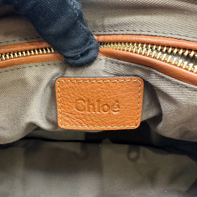 【美收精品】Chloe 焦糖色手提包 C-301【隔月月中將轉賣至日本 上架期限30天】-12