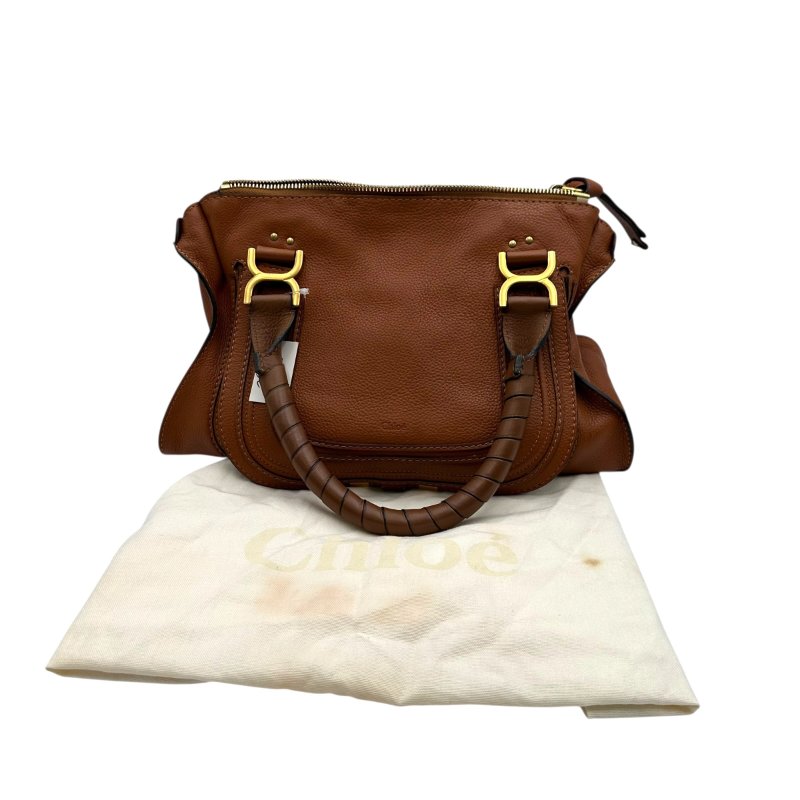 【美收精品】Chloe 焦糖色手提包 C-301【隔月月中將轉賣至日本 上架期限30天】-14