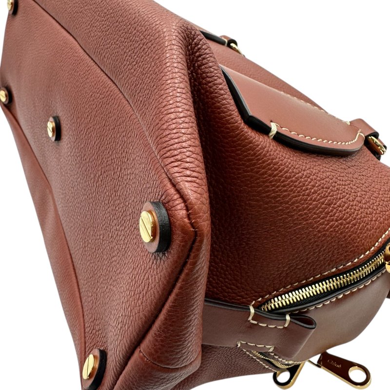 【美收精品】Chloe 咖色手提包 C-302【隔月月中將轉賣至日本 上架期限30天】-7