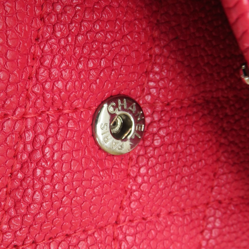 粉色 荔枝紋 牛皮 BOY CHANEL Compact Wallet 三折短夾 (無卡)【CHANEL 香奈兒】 A81965-15