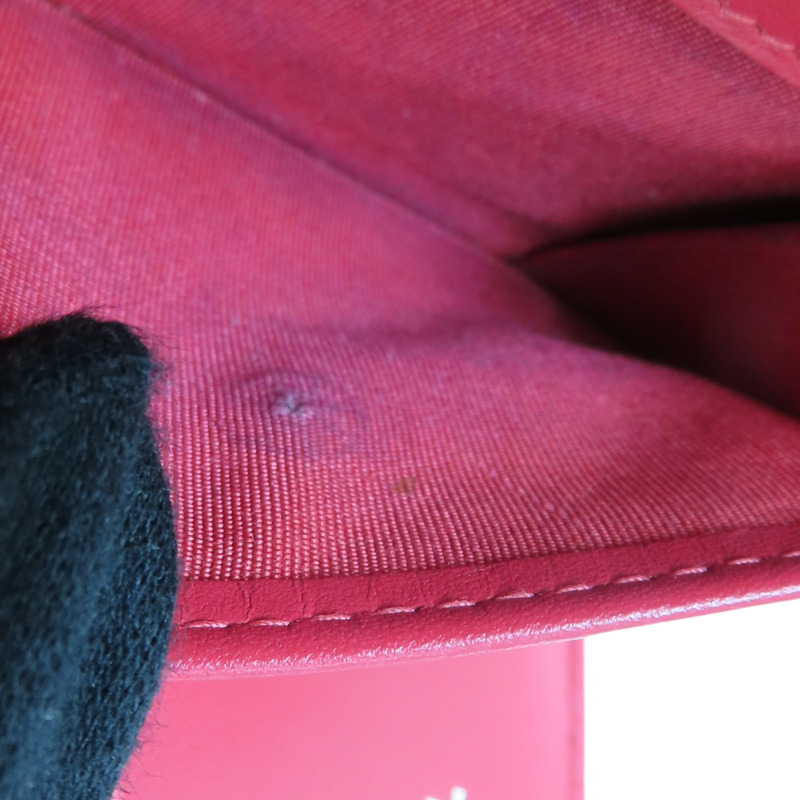 粉色 荔枝紋 牛皮 BOY CHANEL Compact Wallet 三折短夾 (無卡)【CHANEL 香奈兒】 A81965-16