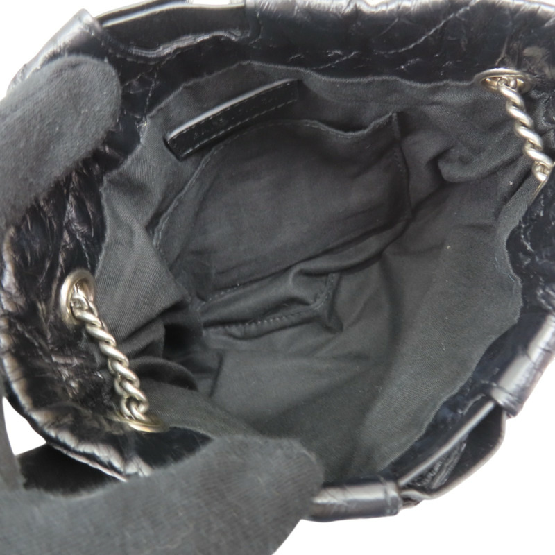 黑色 牛皮 CRUSH TOTE BB 肩背包【Balenciaga 巴黎世家】 781796-4