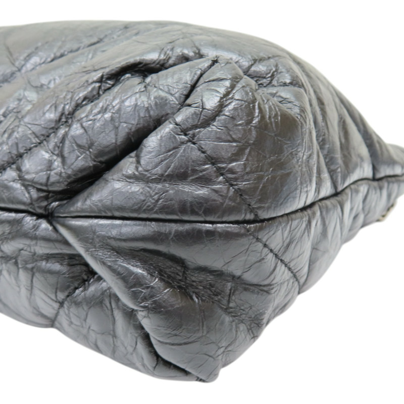 黑色 牛皮 CRUSH TOTE BB 肩背包【Balenciaga 巴黎世家】 781796-13