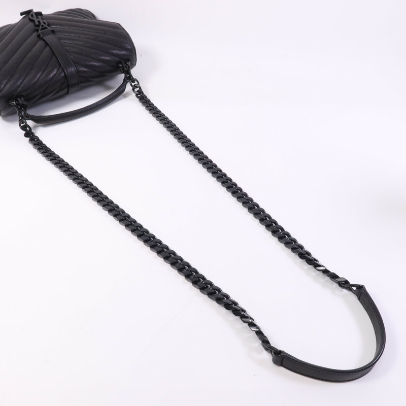 SAINT LAURENT 牛皮皮革College Medium手挽肩背兩用袋-8