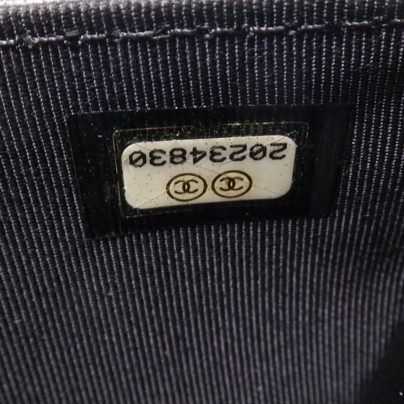 CHANEL 羊皮皮革WOC Wallet On Chain金扣鏈帶肩背袋-7