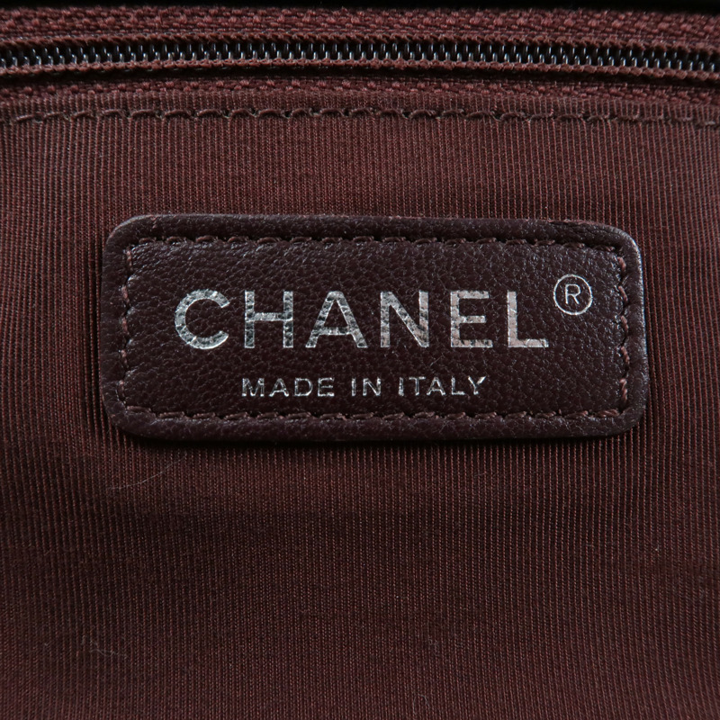 CHANEL 羊皮皮革Boy 28鏈帶肩背袋-5