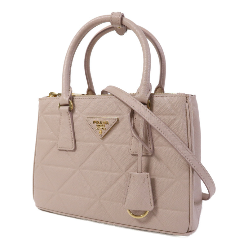 PRADA 牛皮皮革Galleria Saffiano金扣手挽肩背兩用袋-2