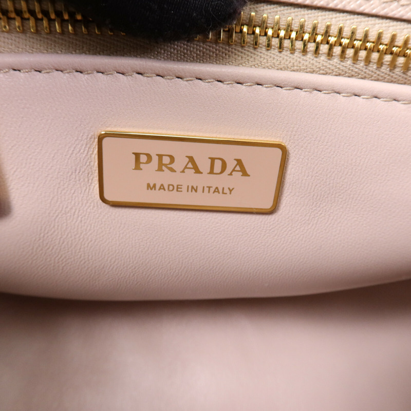 PRADA 牛皮皮革Galleria Saffiano金扣手挽肩背兩用袋-5