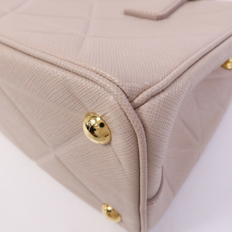 PRADA 牛皮皮革Galleria Saffiano金扣手挽肩背兩用袋-12