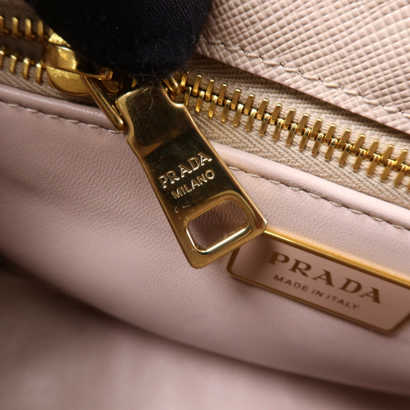 PRADA 牛皮皮革Galleria Saffiano金扣手挽肩背兩用袋-15