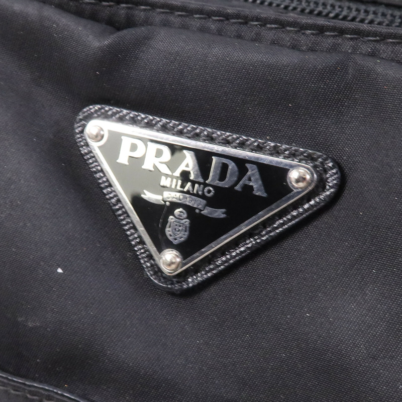 PRADA 尼龍Tote Bag銀扣手挽袋-7