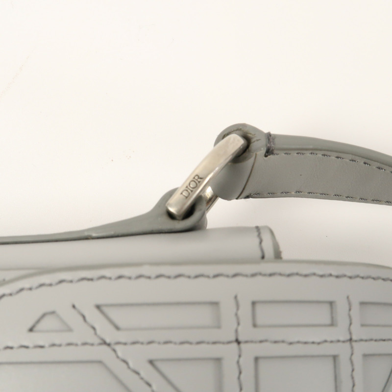 Dior 牛皮皮革Shoulder Bag銀扣肩背袋-10