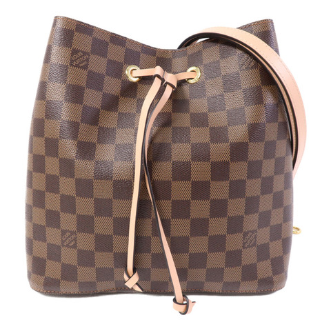 LOUIS VUITTON Damier NeoNoe金扣肩背袋