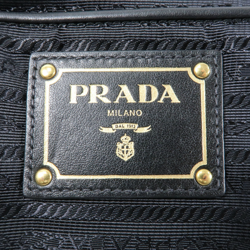 PRADA 尼龍2 Way Shoulder金扣手挽肩背兩用袋-6