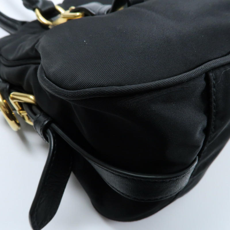 PRADA 尼龍2 Way Shoulder金扣手挽肩背兩用袋-13